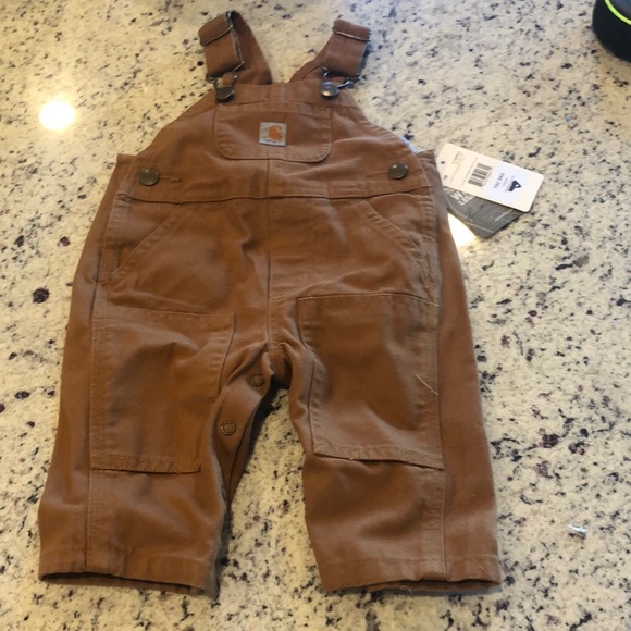 Carhartt Other Carhartt Overalls In Brown 3 Month Baby Boy Nwt